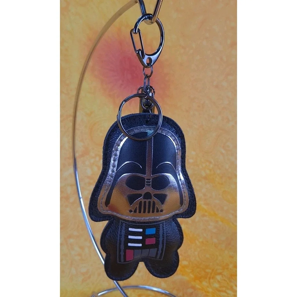 Lucas Film Darth Vader Leather Plush Keyring Keychain 4
